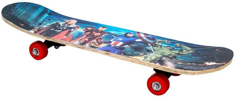 Dykidrah Avengers Skateboard SPECIAL PRINTED SKATEBOARD FOR ADULTS AND PLAYBOYS 24 inch x 6 inch Skateboard  (Multicolor, Pack of 1)