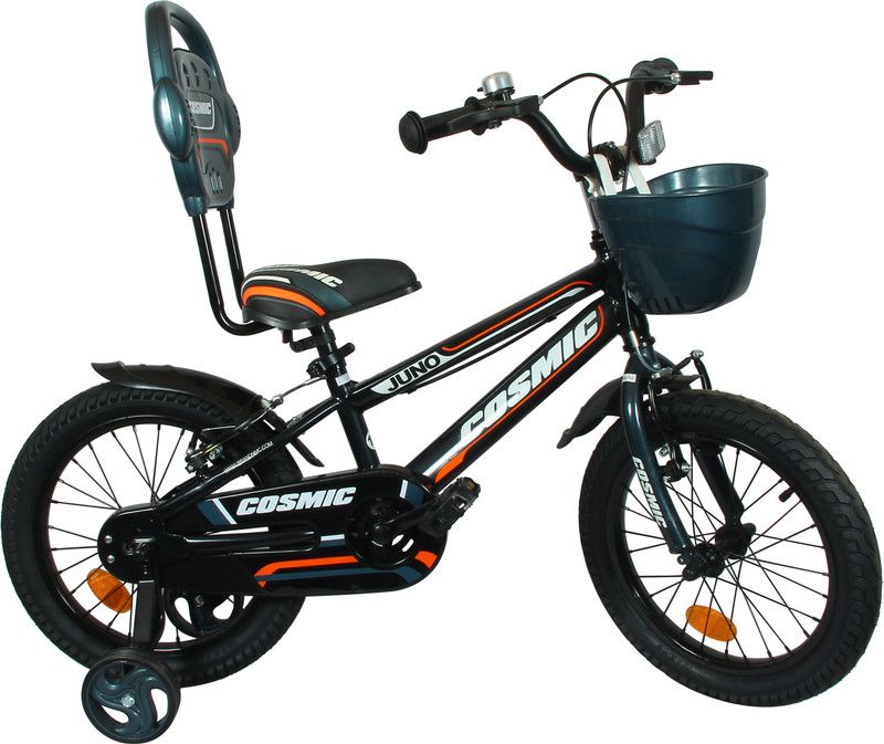 COSMIC JUNO 16 INCH KIDS BICYCLE - MATT GREY/BLACK 16 T Recreation Cycle  (Single Speed, Black, Grey)