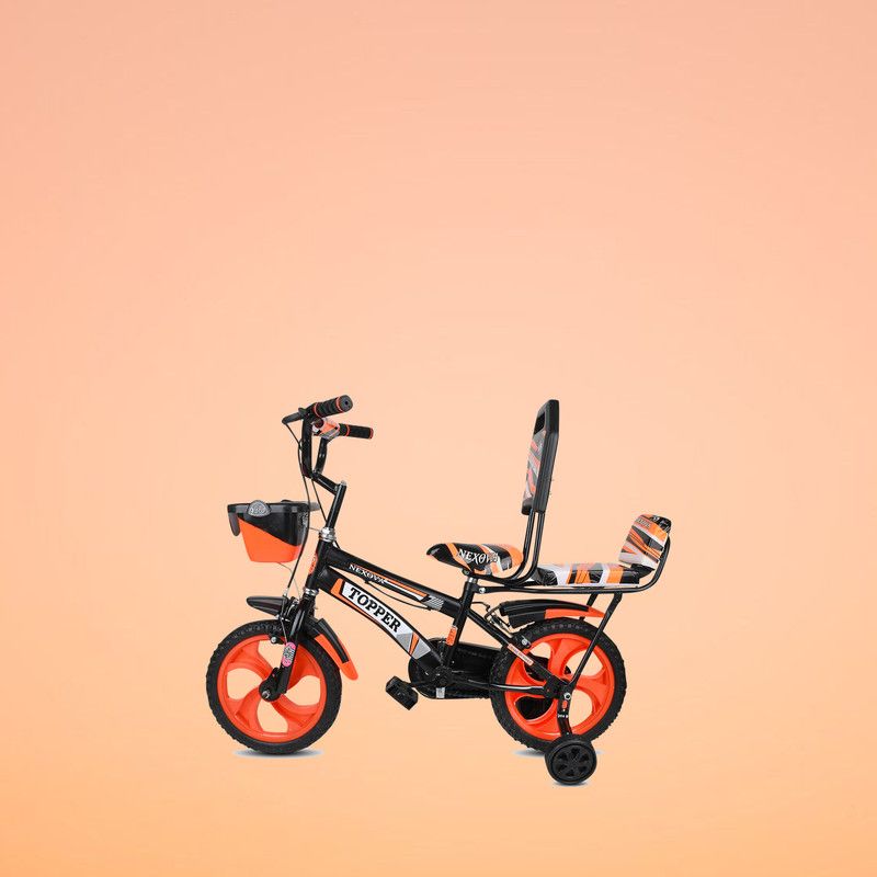 crafto kids 14T TOPPER D/ GADI ORANGE BICYCLE MODEL-20 14 T BMX Cycle  (Single Speed, Orange)
