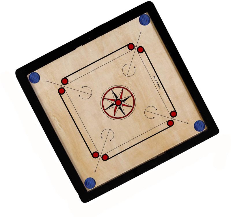 HACKERX Matte Finish Carrom Board 32 Inch,6MM 32inch Carrom Board 81.28 cm Carrom Board  (Multicolor)