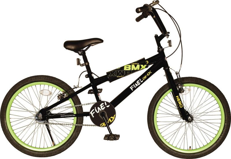 HERO Fuel 20 T BMX Cycle  (Single Speed, Green, Black)