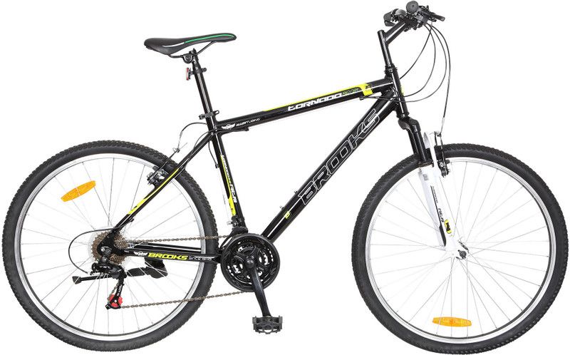 BROOKS Tornado Yellow 26 T Mountain/Hardtail Cycle  (21 Gear, Yellow)