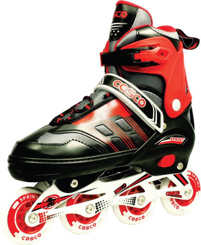 COSCO Inline Sprint M In-line Skates - Size 2-5 UK  (Multicolor)