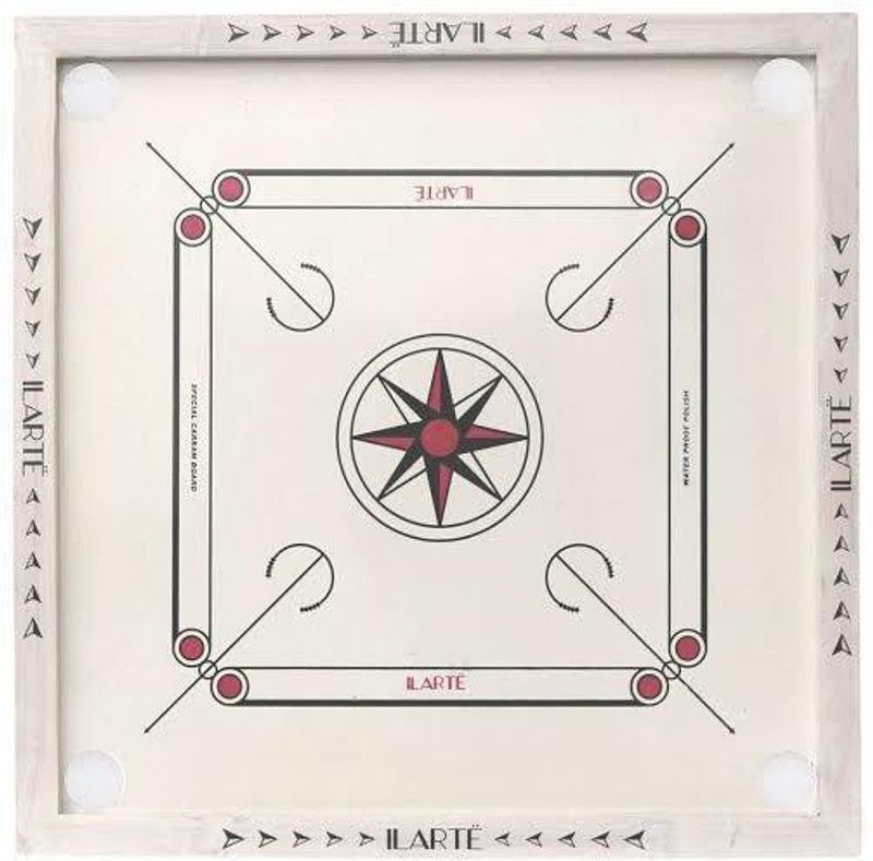 BET Carrom_whiteC32classic 32 cm Carrom Board  (White)