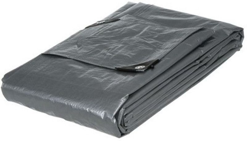 SL BLACK TARPAULIN /TRIPAL 12 X 10 FEET (144 X 120 INCH) 200 GSM Tent - For Waterproof Tent For Multipurpose Plastic Cover for Truck, Roof, Rain,Outdoor,Sun  (Black)