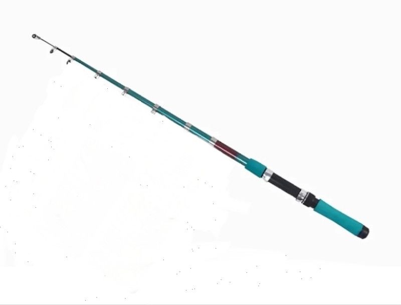classick 210 cm 7 foot green super fine telescopic glasd fiber fishing rod Green 2.7 Green Fishing Rod  (270 cm, 0.196 kg, Green)