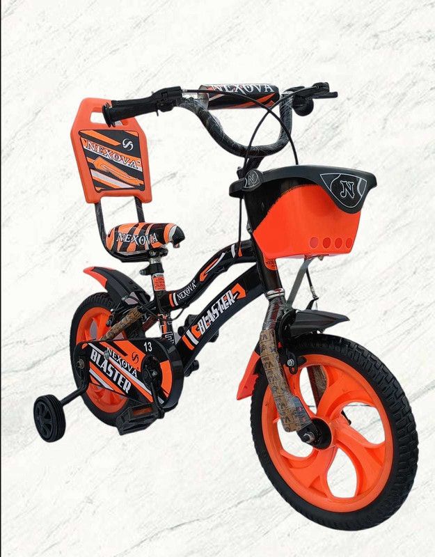 xaipro rides 14 T XP BLASTER BMX SHINY COLOR (ORANGE)FOR 2-5 YEAR BABY 14 T BMX Cycle  (Single Speed, Orange, Black)