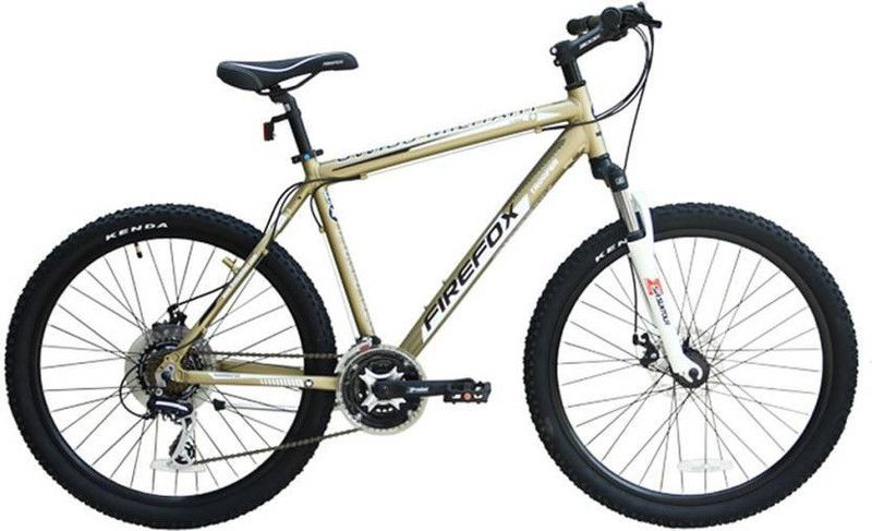 FIREFOX Bicycle 26 (Trooper 26, 21S), Dark Olive/Wht, 19.5 26 T Mountain Cycle  (21 Gear, White, Beige)