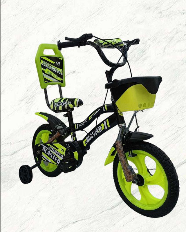 xaipro rides 14 T XP BLASTER BMX SHINY COLOR (GREEN)FOR 2-5 YEAR BABY 14 T BMX Cycle  (Single Speed, Green, Black)