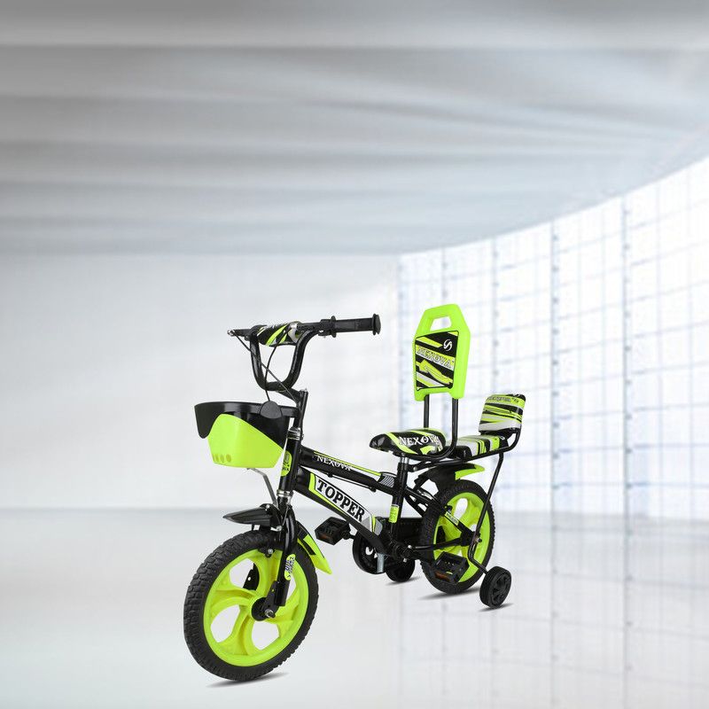 xaipro plus 14T TOPPER D/GADDI FLORO GREEN BICYCLE MODEL-14 14 T BMX Cycle  (Single Speed, Green)