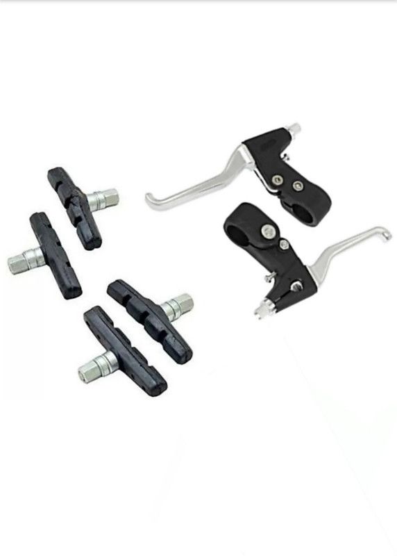 PESKY CYCLE silver BRAKE LEVER with Brake Shoe Bicycle Brake Disk