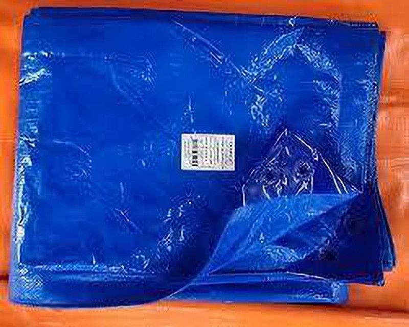 SL BLUE TARPAULIN /TRIPAL 21 X 15 FEET (252 X 180 INCH) 90 GSM Tent - For Waterproof Tent For Multipurpose Plastic Cover for Truck, Roof, Rain,Outdoor,Sun  (Blue)