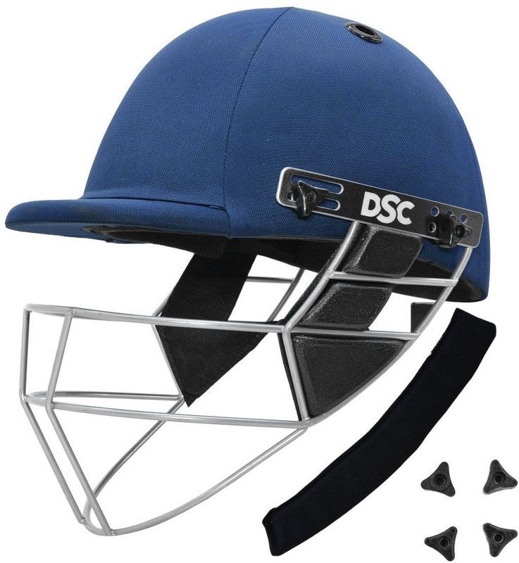 DSC Cricket Helmet Defender S-L Cricket Helmet  (Navy)