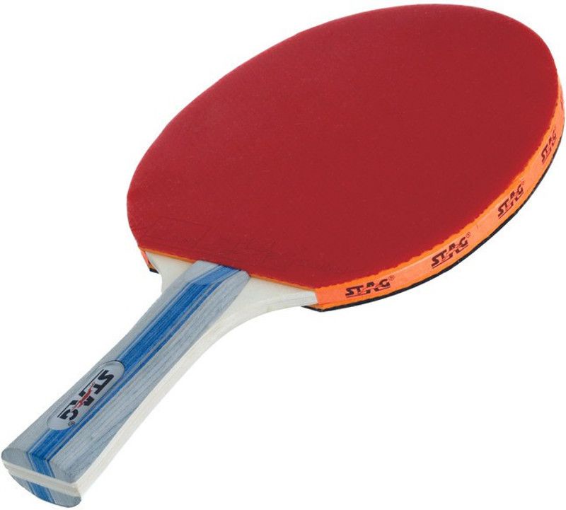 STAG Five star Red, Black Table Tennis Racquet  (Pack of: 1, 167 g)