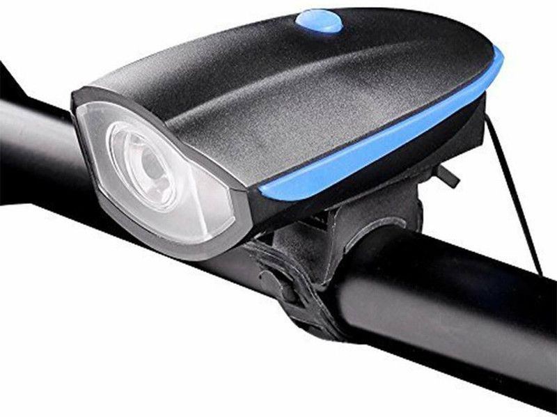 REVEL Rechargeable Bike Horn Light 140 DB with Super Bright 250 Lumen Light 3 Modes LED Front Light  (Blue)