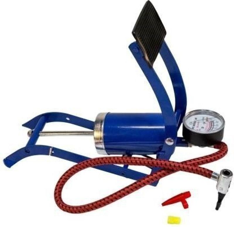 JSN Sellers 100 psi Tyre Air Pump for Car & Bike Float, Ball, Car, Balloon, Bicycle, Motorcycle, Inflatable Furniture Pump  (Blue)