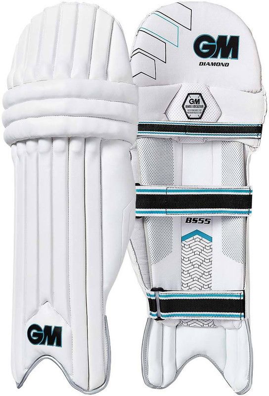 GM Diamond Batting Cricket Guard Combo  (White)