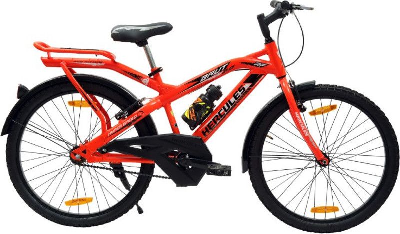 HERCULES BRUT PLUS RF 24 RED 24 T Road Cycle  (Single Speed, Red)