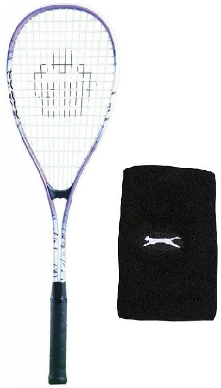 COSCO Combo of Two, One 'LST 125 ' Squash Racquet and one 'Panther' Wrist Band (Color on availability)- Squash Kit