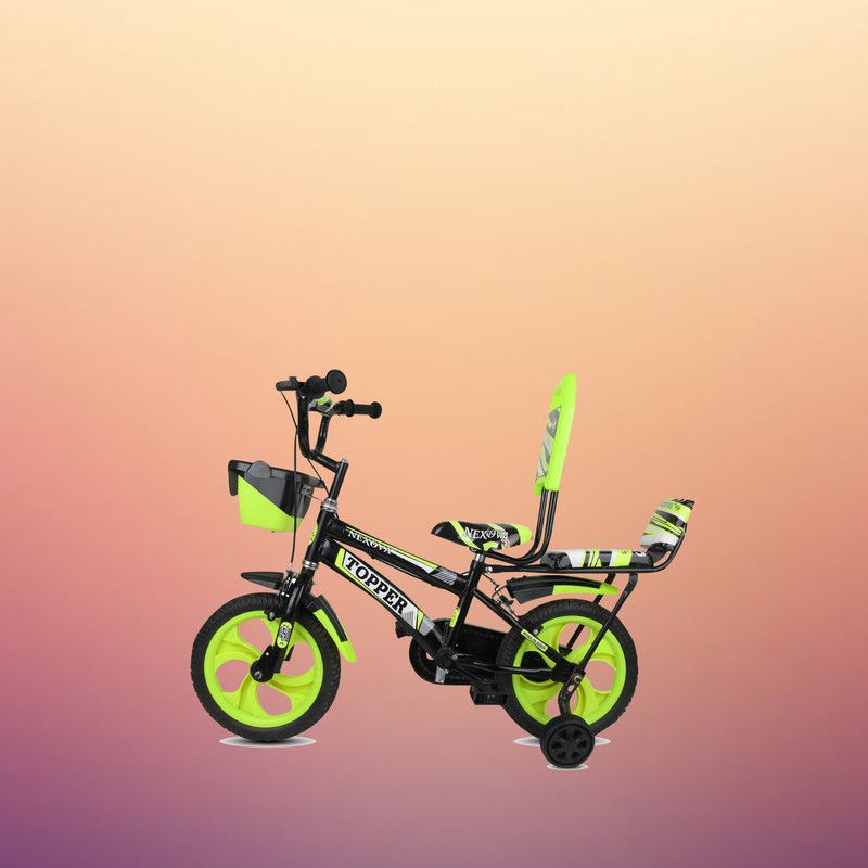 xaipro plus 14T TOPPER D/GADDI FLORO GREEN BICYCLE MODEL-47 14 T BMX Cycle  (Single Speed, Green)