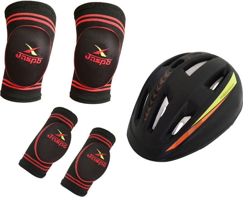 Jaspo B- Safe Guards (Knee,Elbow,Helmet)(Small) Skating Kit