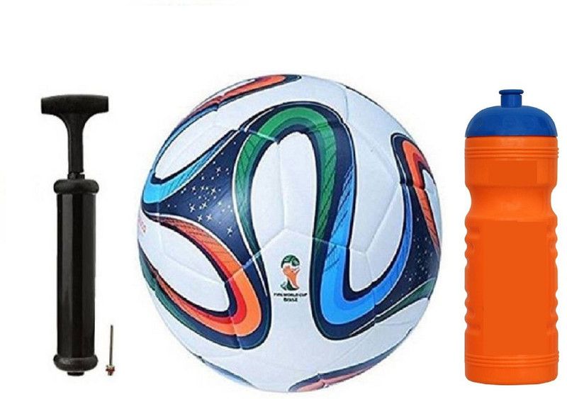 SBS Brazuca 4 Color+Air Pump+Sipper Football Kit