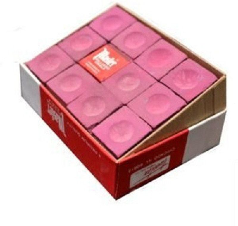 Laxmi Ganesh Billiard LGB Master Pink Chalk (12 Pieces) Snooker, Pool, Billiards Cue Stick  (Microfibre)