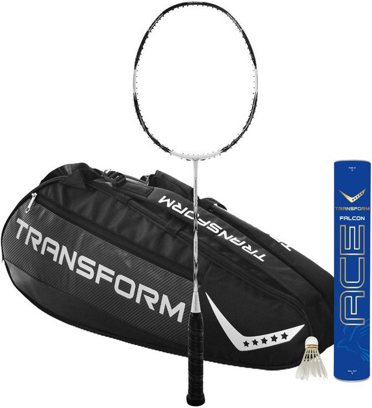 Transform Attack Ace Feather Double Zip Kitbag Badminton Racket Combo Kit Badminton Kit