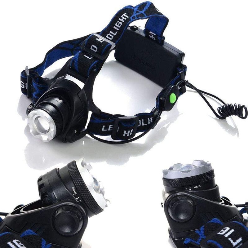 Empire Mart Headlight Bicycle Camping Head Torch Light led Head lamp Including Charger LED Headlamp  (Multicolor)