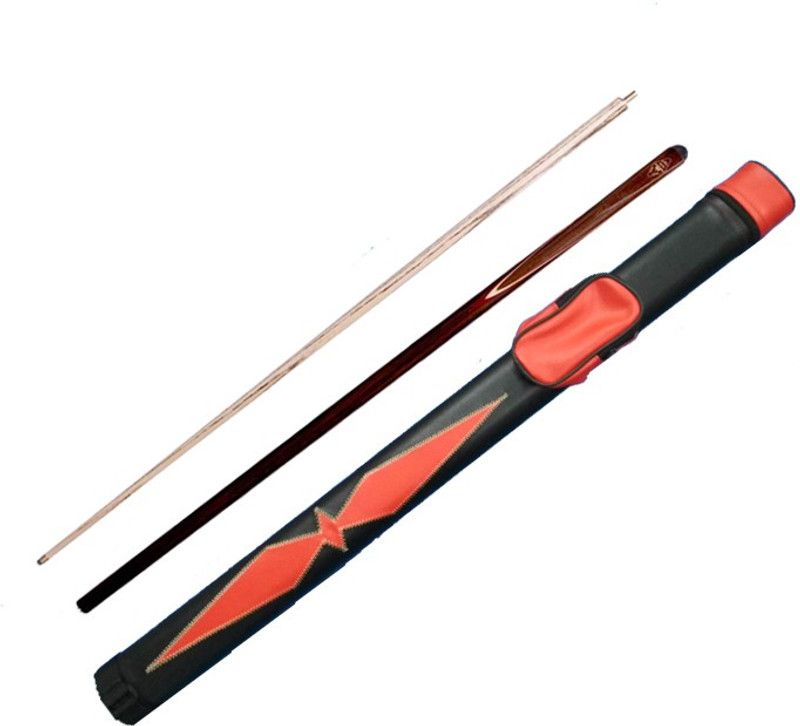 JBB COMBO OF HALF PERADON CUE WITH RED CUE COVER JBBC135 Pool, Billiards Cue Stick  (Wooden)