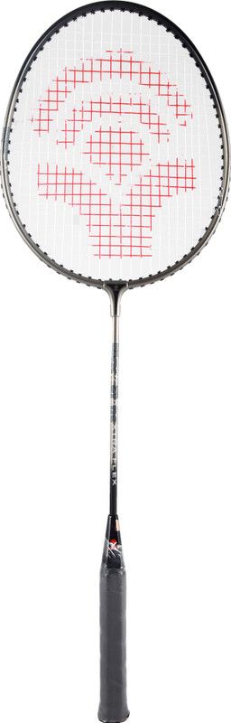Vicky Black Stone Grey Strung Badminton Racquet  (Pack of: 1, 95 g)