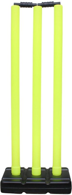 RDK Heavy Plastic Stump Set for Cricket Lovers  (Yellow)