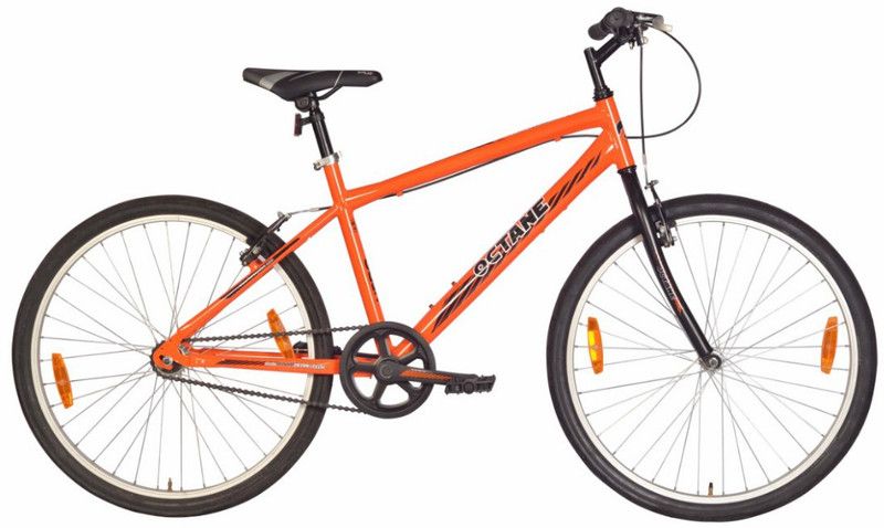 HERO Octane Parkour 26 T Hybrid Cycle/City Bike  (Single Speed, Black, Orange)