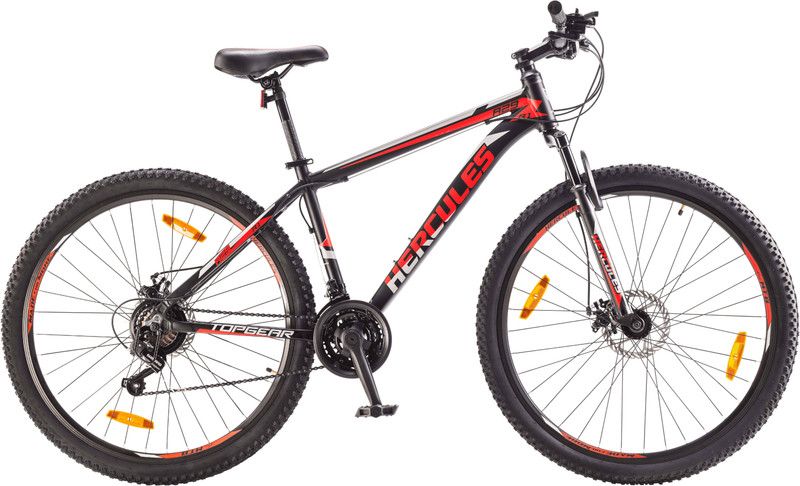 HERCULES TOP GEAR-A29 R1 With Shimano Gears 29 T Mountain Cycle  (21 Gear, Black)