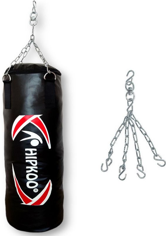 Hipkoo Sports Pro 3 Unfilled Boxing Punching Bag 3 Ft With Steel Hanging Chain Hanging Bag  (3 Ft, 36 inch)