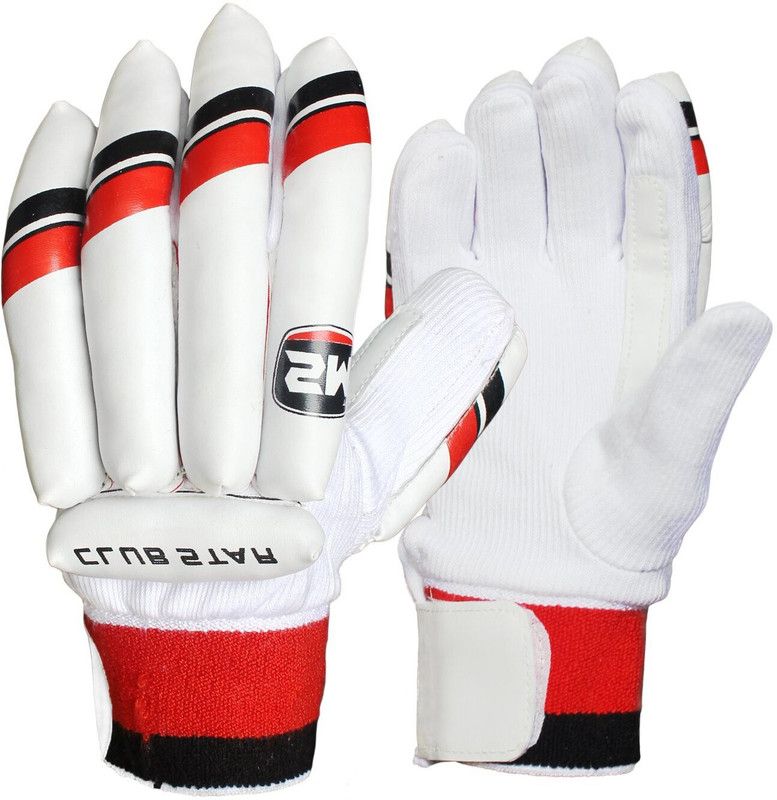 SM FIRST_MENS LEFT HAND _BG_18 Batting Gloves  (White)