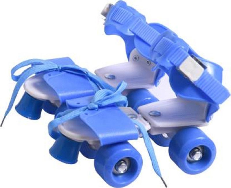 s yuvraj wheel skate- blue,red,green Quad Roller Skates - Size 4-6 UK (Multicolor) Quad Roller Skates - Size NA UK  (Blue)