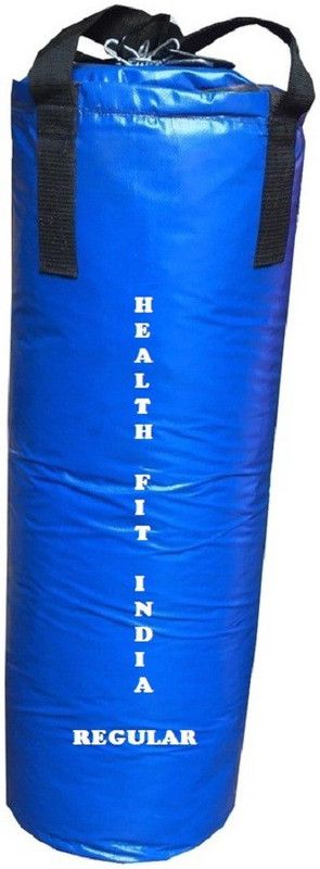 HEALTH FIT INDIA Regular 5.0 Feet Long, SYNTHETIC LEATHER Material, BLUE Color, Unfilled with Hanging Straps Hanging Bag  (5.0, 60 kg)