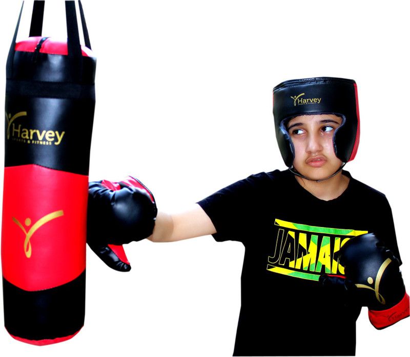 HARVEY SPORTS & FITNESS HARVEY KIDS BOXING KIT Hanging Bag  (Kids Size, 18 inch)