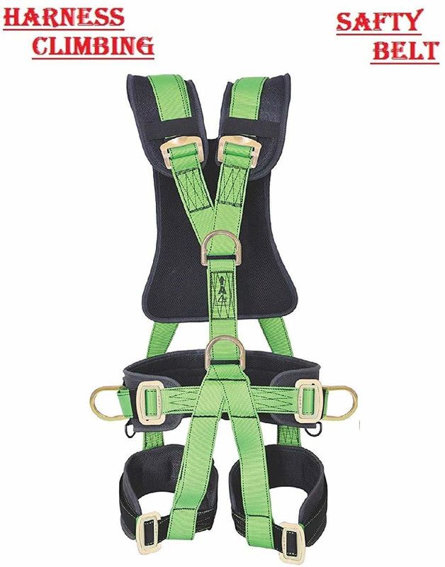 A&BG Best Quality Full Body Sit Harness for climbing CE Certified Climbing Harness  (Free Size)