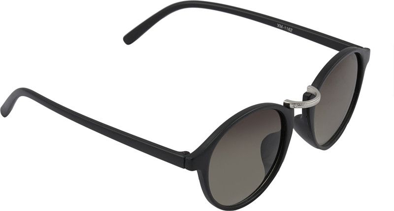VAST Double Shaded Retro Round Unisex (Retro_Round_Black_Silver_Green) Sports Goggles  (Green, Black)