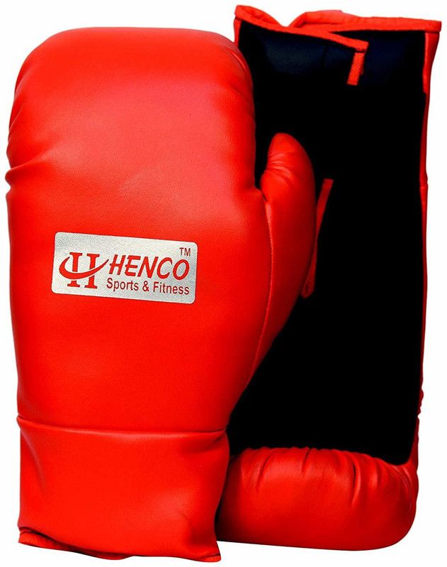 HENCO PU Pro Boxing Gloves, 10 OZ (Red 1 Pair) Boxing Gloves  (Red)