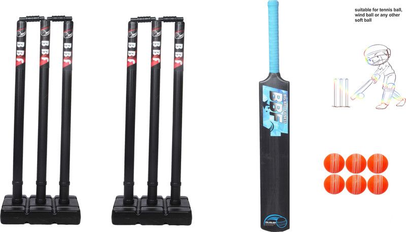BIG BRO FITNESS LIMITED EDITION Cricket Kit & i20 Wind Balls For Age ( 08-15 Yrs ) Cricket Kit
