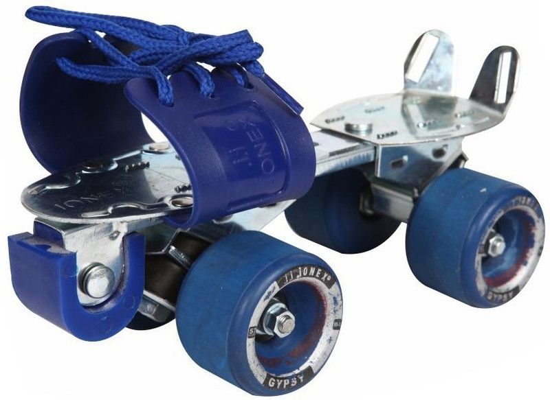 JONEX GYPSY Adjustable Quad Roller Skates - Size Free UK  (Blue)