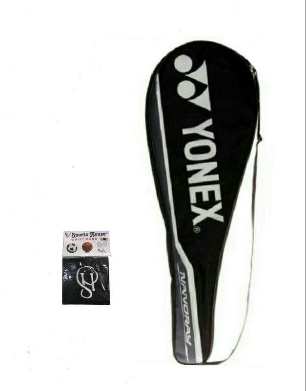 YONEX Nanoray 6000I (Pack of 1) With SportsHouse Cotton Wrist Band Badminton Kit