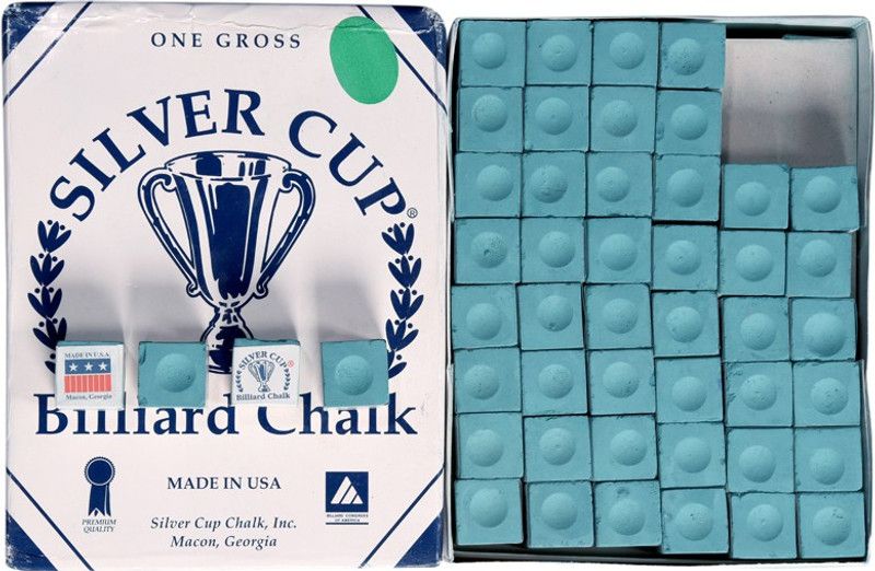 JBB billiard chalk-144pcs Silver cup snooker cue chalk Snooker, Pool, Billiards Cue Stick  (Silicone)