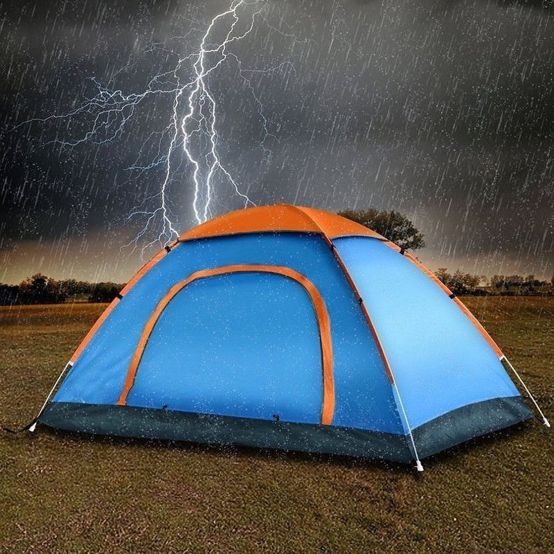 Vruta Portable Foldable Instant Camping Family Adventure Home Tent ,Dome shape Tent Tent - For 6 persons  (Multicolor)