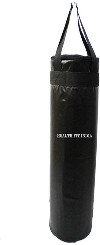 HEALTH FIT INDIA 4.5 Feet Long, SRF Economic Material, Unfilled, Black Color with Long Strap Hanging Bag  (Heavy, 54 kg)