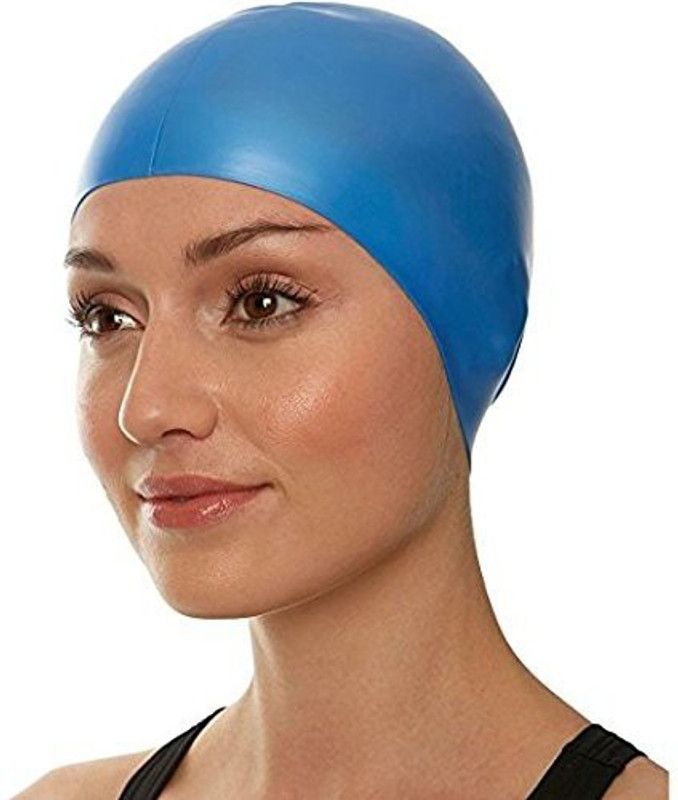 Spocco ®Waterproof Silicone Swimming Cap for Woman/Girls and Men Swimming Cap  (Pack of 1)