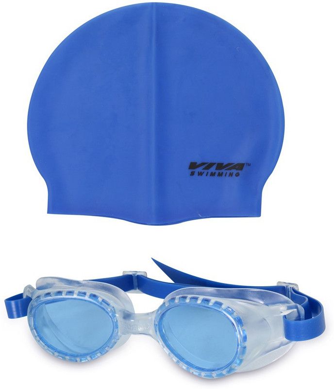 Viva Sports Combo Goggle & Cap Swimming Kit